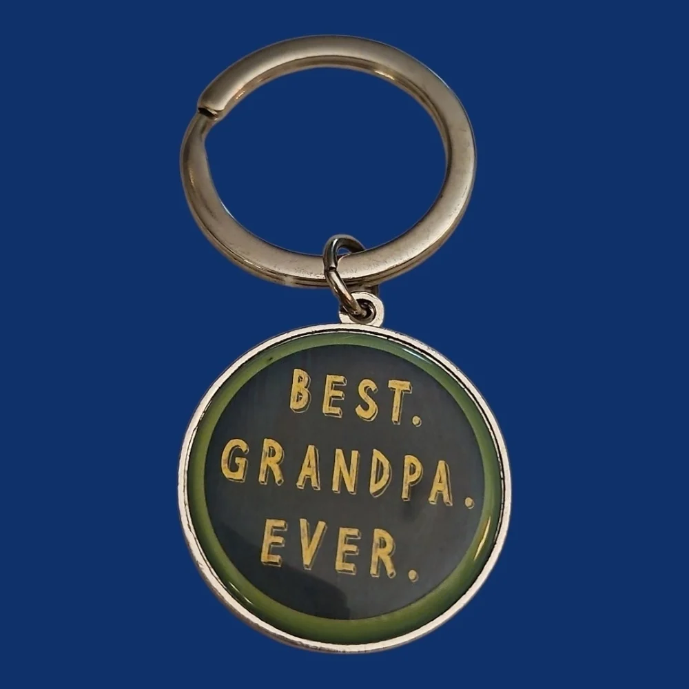5/$25 Best Grandpa Ever Keychain